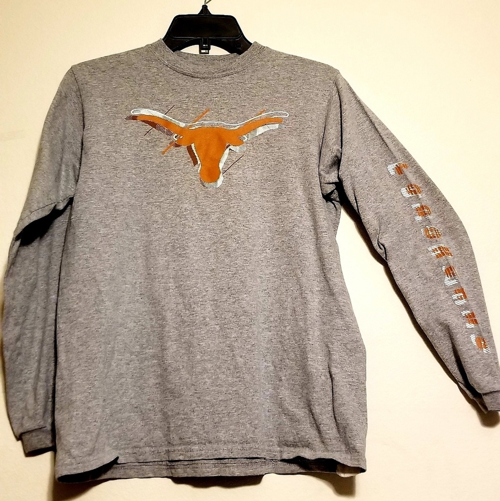 💯🤘 Long-Sleeve Texas Longhorns Tee.   T1
